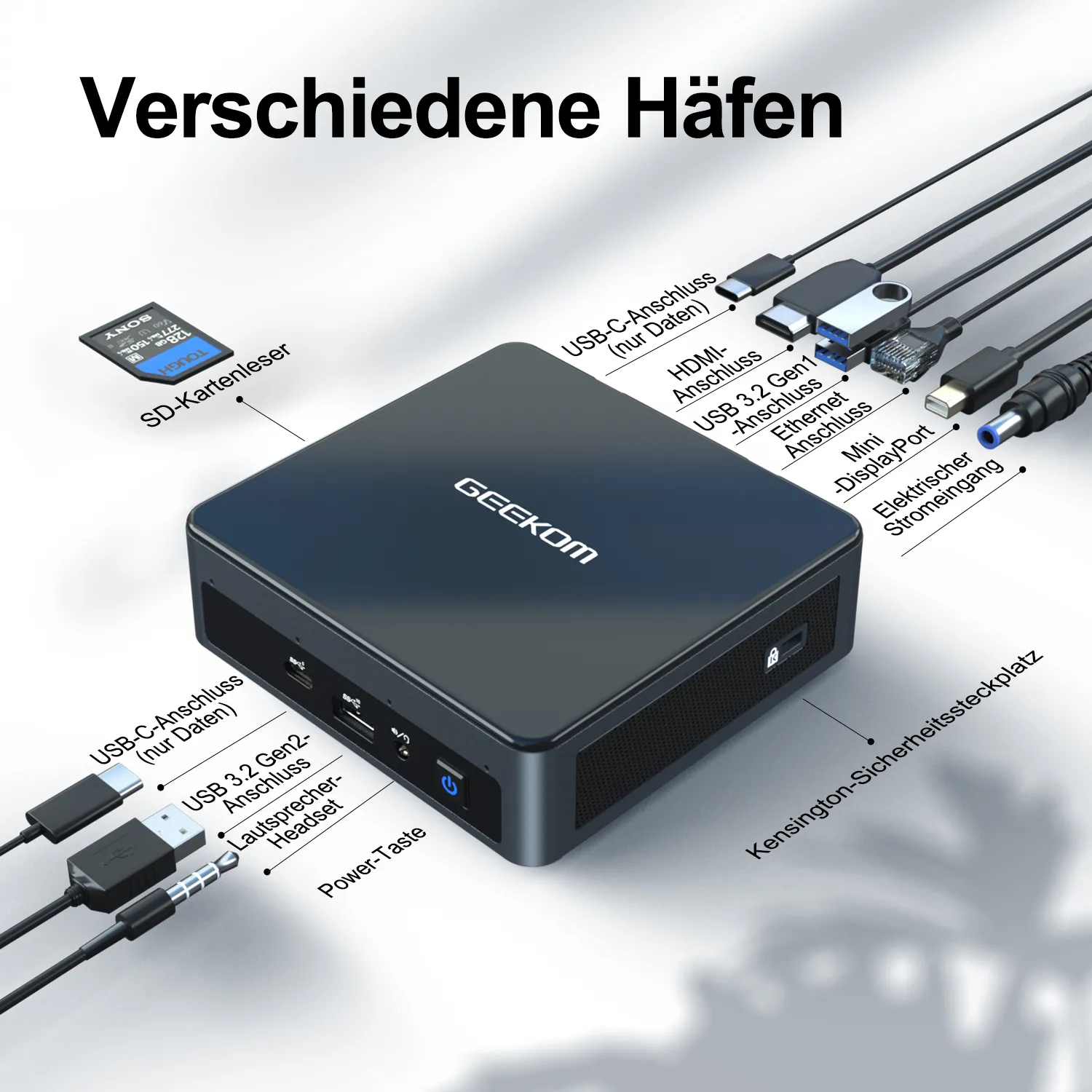 Mini Air11 GEEKOM Mini PC Intel celeron 5095+5105