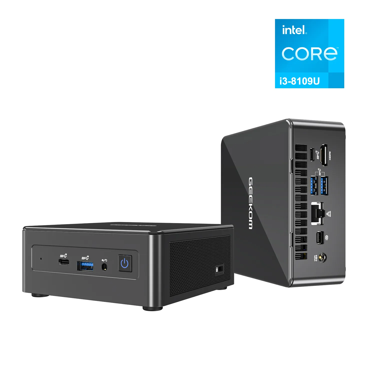 Mini IT8 SE GEEKOM Mini PC i3-8109U