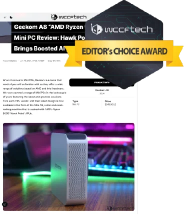 Editors choice award
