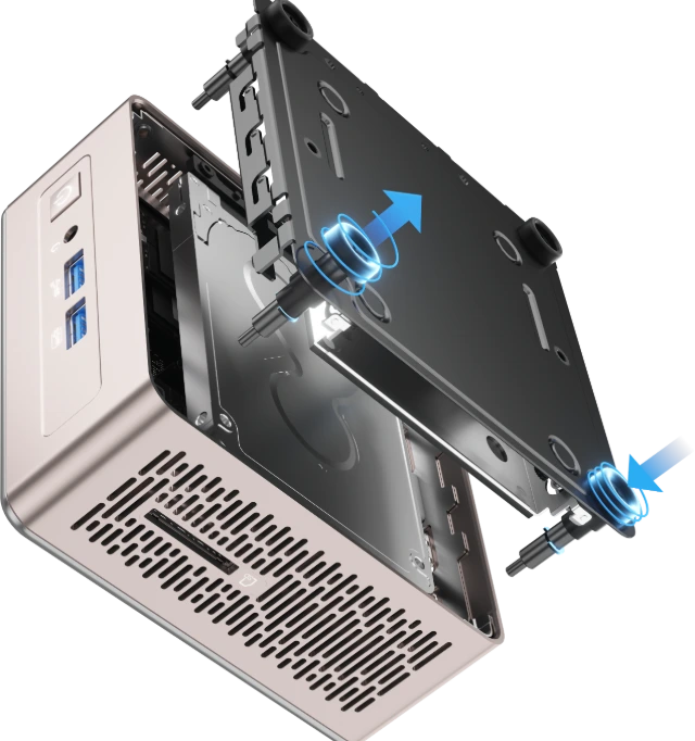 geekom A5 2025 mini PC für benutzerfreundliche Wartung