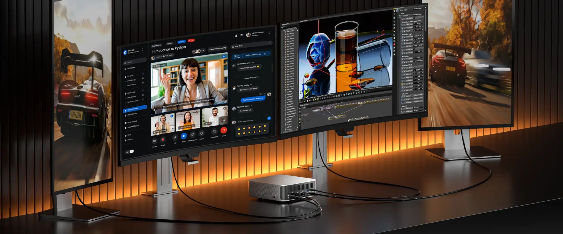 AMD Ryzen AI 9 HX 370: die Unterstützung von bis zu 4 Displays mit sich