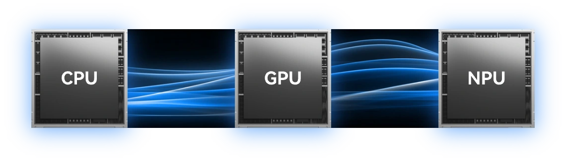 CPU-GPU-NPU
