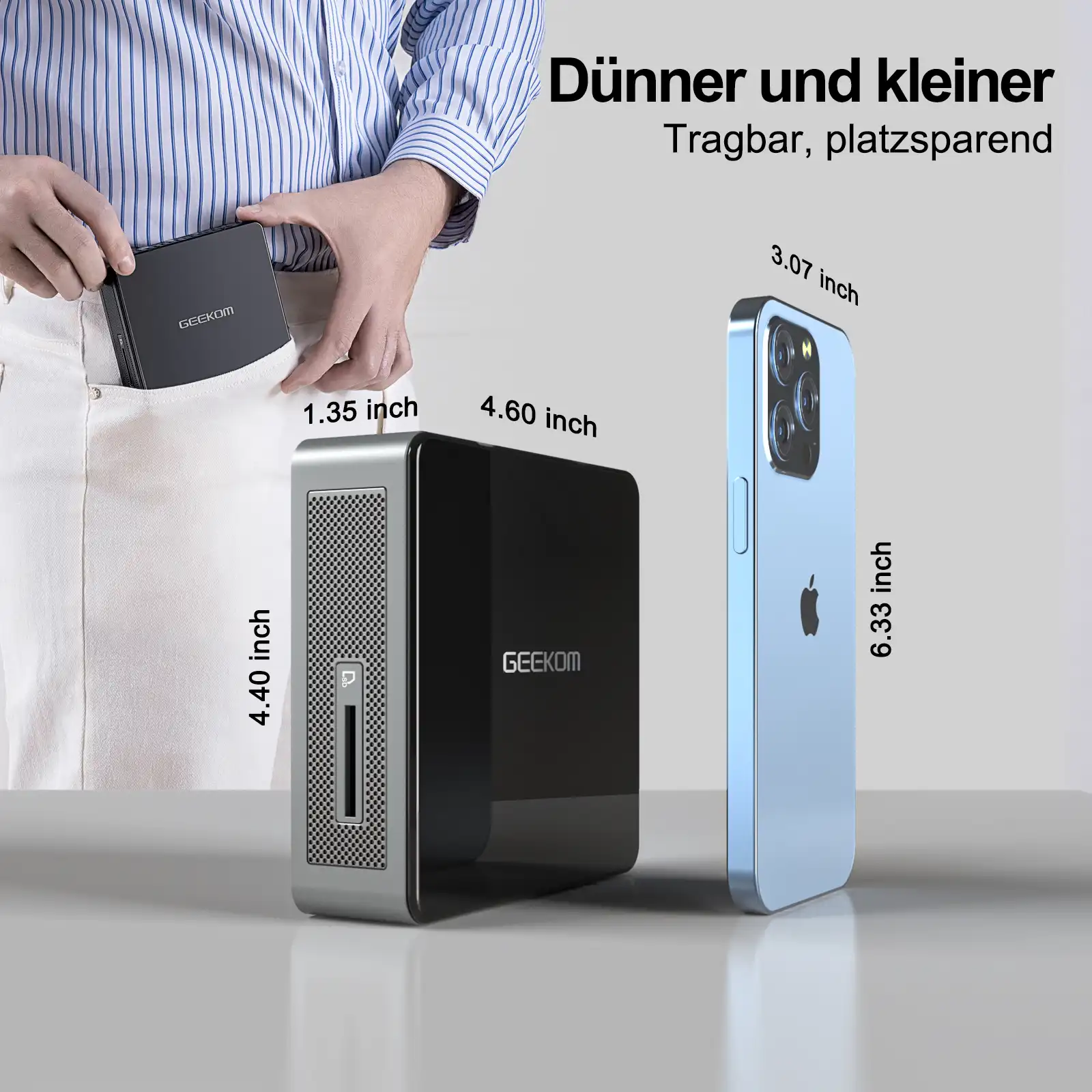 Geekom AIR11 Mini PC mit iGPU: Intel UHD Graphics
