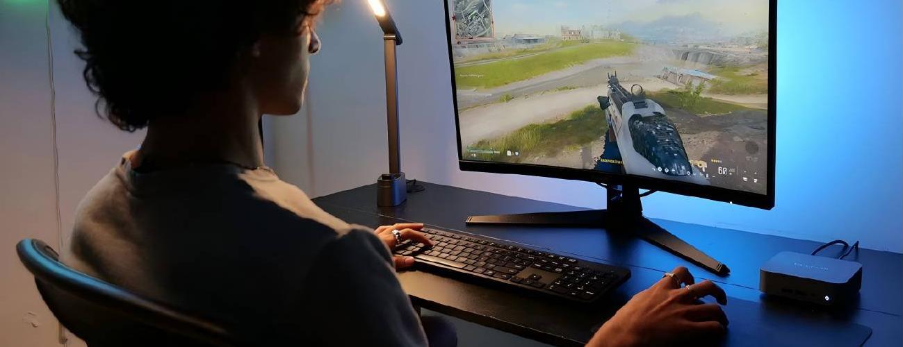 GEEKOM A9 Max Mini Gaming PC im Einsatz beim Spielen