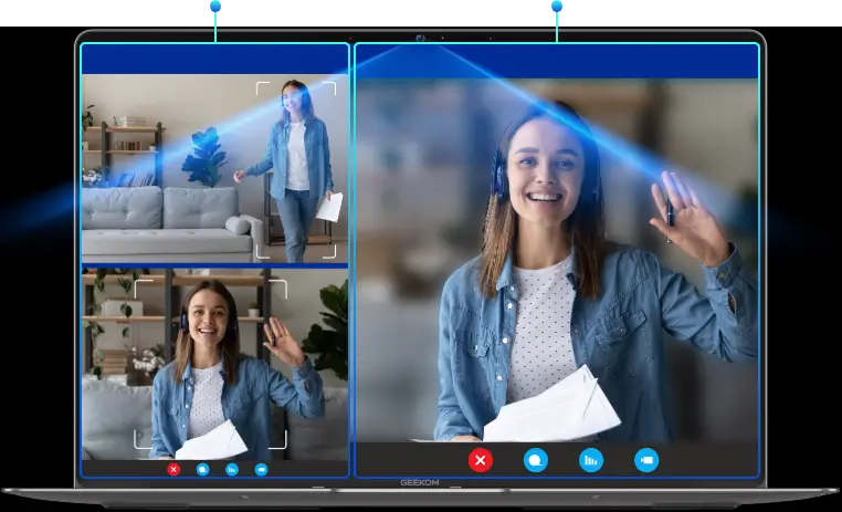Kamera Intelligente Porträtverfolgung Anzeige