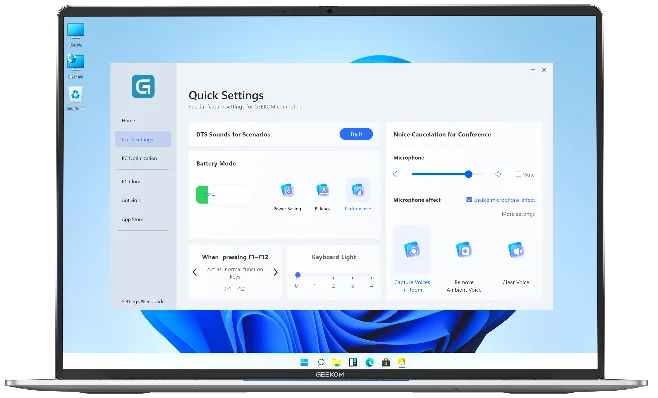 GEEKOM PC Manager zur Systemoptimierung des GeekBook M16